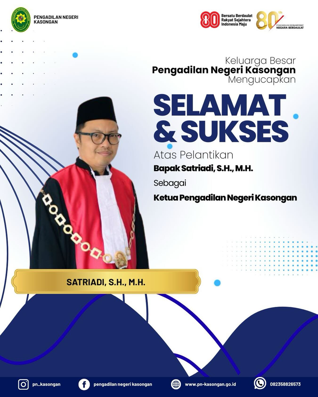 pak ketua baru pn kasongan